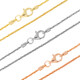 Silber-Criss-Cross-Kettenset