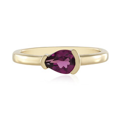 Magenta-Granat-Silberring