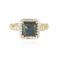 Andamooka-Matrix-Opal-Goldring (AMAYANI)