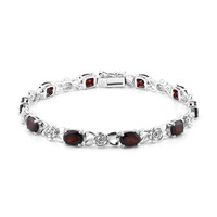 Granat-Silberarmband