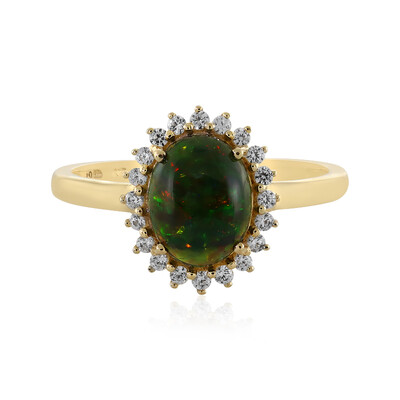 Mezezo-Opal-Goldring (Adela Gold)