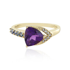 Sibirischer Amethyst-Goldring (Adela Gold)