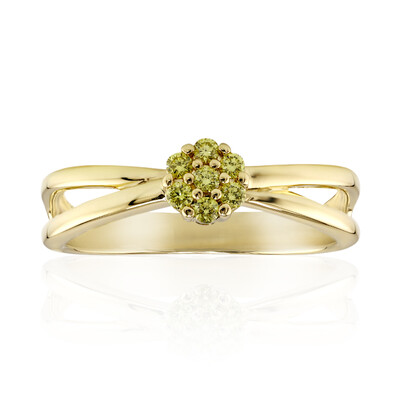 Gelber VS1 Brillant-Goldring (Annette)