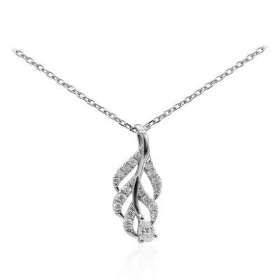 SI1 (H) Brillant-Goldhalskette (Smithsonian)