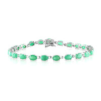Socoto-Smaragd-Silberarmband