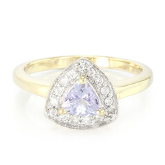Fancy-Tansanit-Goldring