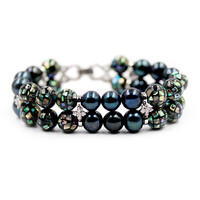 Edelstein-Silberarmband (Dallas Prince Designs)