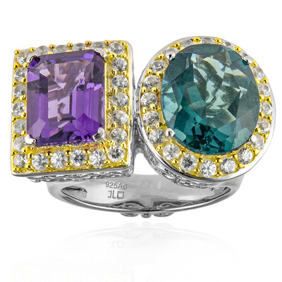 Edelstein-Silberring (Dallas Prince Designs)