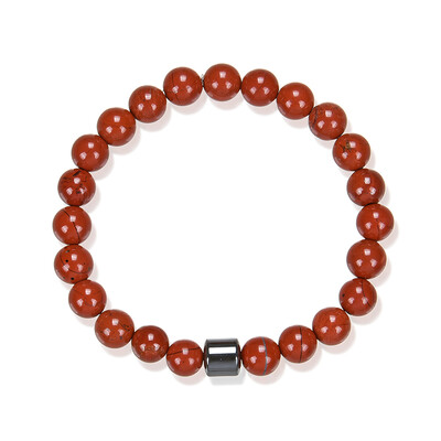 Roter Jaspis-Armband