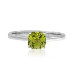 Mali-Granat-Platinring