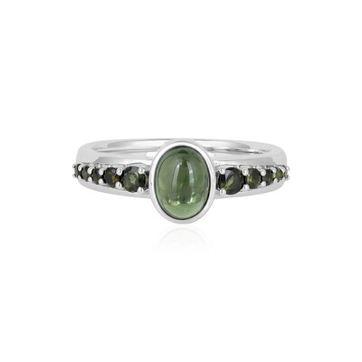 Brasilianischer Grüner Turmalin-Goldring (KM by Juwelo)