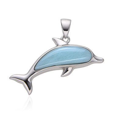 Larimar-Silberanhänger