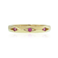 AAA-Brasilianischer Rubellit-Goldring (de Melo)