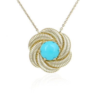 Sleeping Beauty-Türkis-Goldcollier (Ornaments by de Melo)