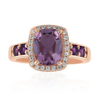 Bolivianischer Amethyst-Silberring