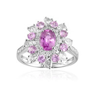 Pinkfarbener Saphir-Goldring (CIRARI)