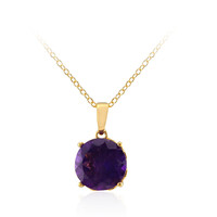 Sambia-Amethyst-Silberhalskette