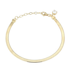 Weißer Topas-Silberarmband