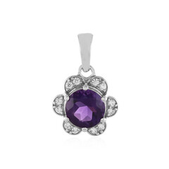 Sibirischer Amethyst-Silberanhänger