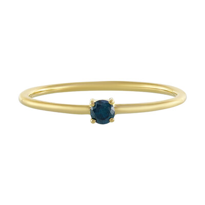 Blauer I2 Brillant-Goldring