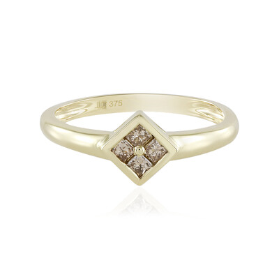 I2 Schokoladen-Diamant-Goldring