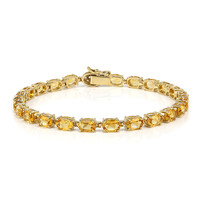 Citrin-Silberarmband