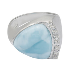 Larimar-Silberring