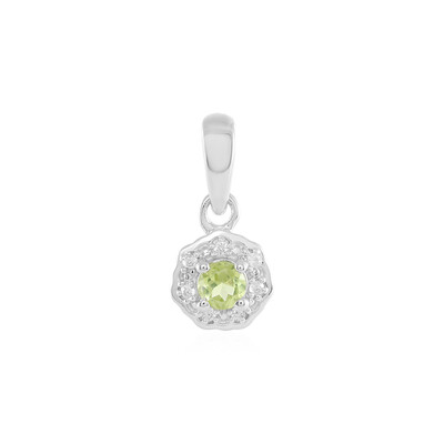 Peridot-Silberanhänger