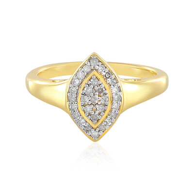 I2 (I) Diamant-Silberring