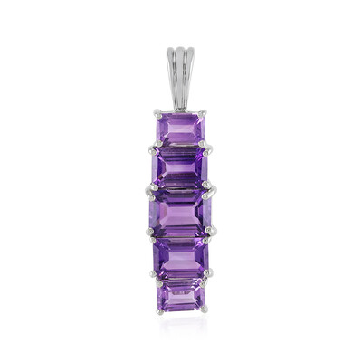 Sibirischer Amethyst-Silberanhänger