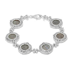 Antikes Witwen-Scherflein-Silberarmband