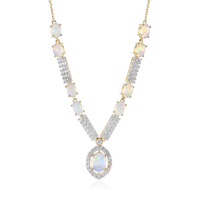 Welo-Opal-Silbercollier