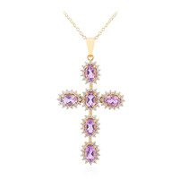 Amethyst-Silberhalskette