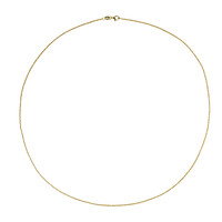 Silber-Criss-Cross-Kette - 5,6 g - 90 cm - vergoldet