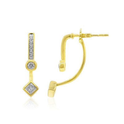 SI1 (G) Diamant-Goldohrringe (Annette)
