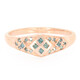 Fancy-Diamant-Silberring