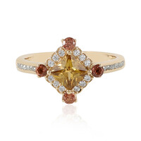 Gelber Zirkon-Goldring (Adela Gold)