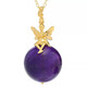 Amethyst-Silberhalskette (Gems en Vogue)