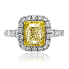 Gelber SI2 Diamant-Goldring (CIRARI)