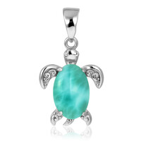 Larimar-Silberanhänger