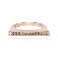 I2 Schokoladen-Brillant-Goldring (KM by Juwelo)