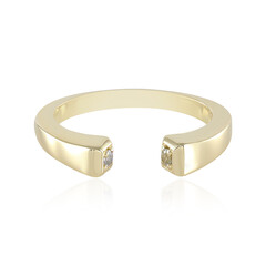 Weißer Saphir-Goldring (Adela Gold)