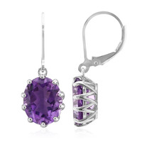 Amethyst-Silberohrringe