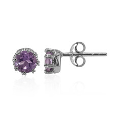 Amethyst-Silberohrringe