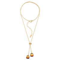 Baltischer Sunrise-Bernstein-Silbercollier