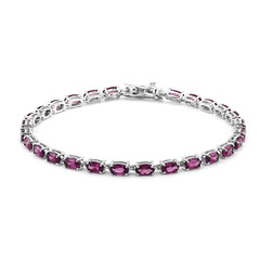 Rhodolith-Silberarmband
