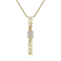 Zirkon-Goldcollier (Ornaments by de Melo)