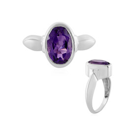 Sibirischer Amethyst-Silberring