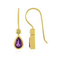 Amethyst-Silberohrringe