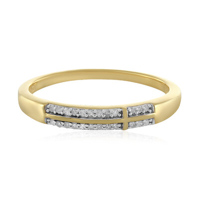 I2 (I) Diamant-Silberring